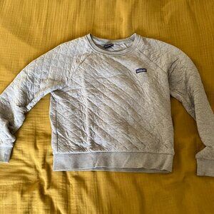 Patagonia Women’s Organic Cotton Quilt Crew - Women's Size M, Gray